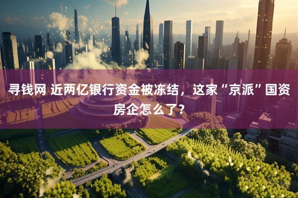 寻钱网 近两亿银行资金被冻结，这家“京派”国资房企怎么了？