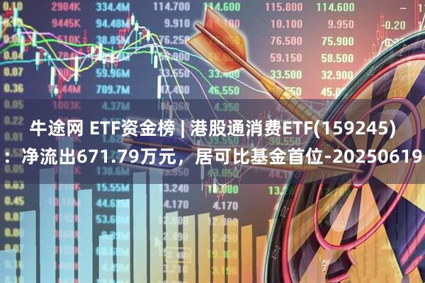 牛途网 ETF资金榜 | 港股通消费ETF(159245)：净流出671.79万元，居可比基金首位-20250619