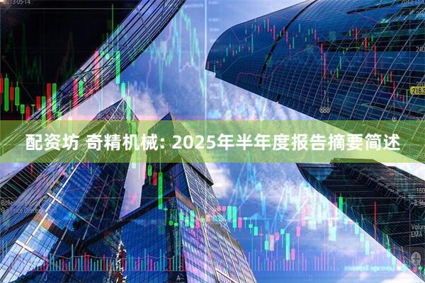 配资坊 奇精机械: 2025年半年度报告摘要简述