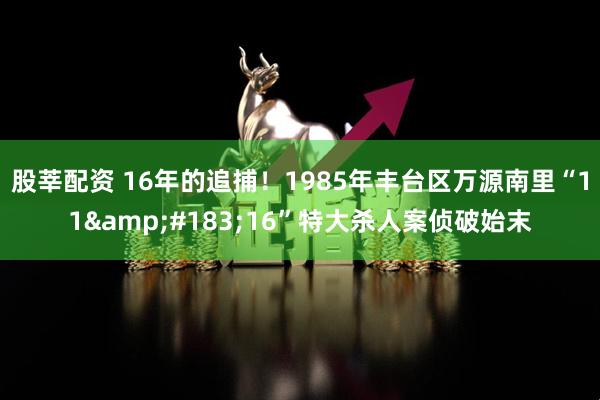 股莘配资 16年的追捕!1985年丰台区万源南里“11·16”特大杀人案侦破始末
